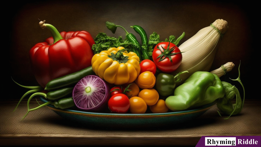 250+ Unique "Veggie Rhyming Riddles" with Answers