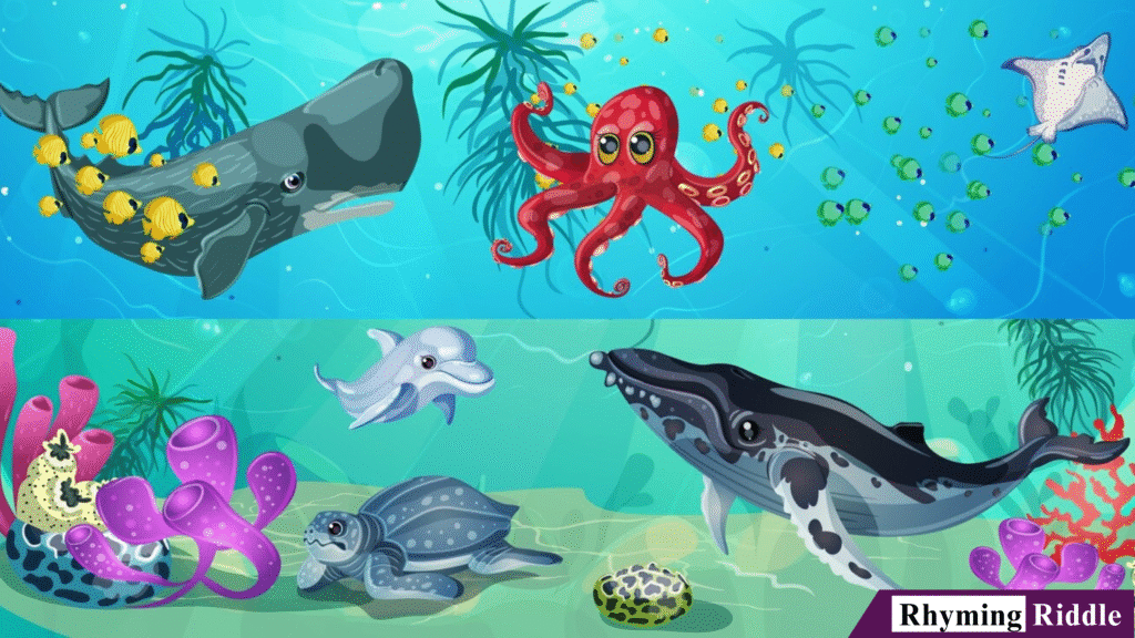 250+ Best "Ocean Creature Rhyming Riddles" with Answers