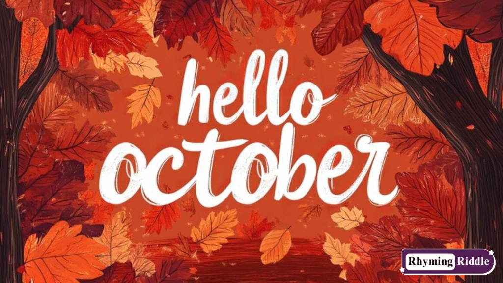 250+ Fun October Rhyming Riddles (with Answers)