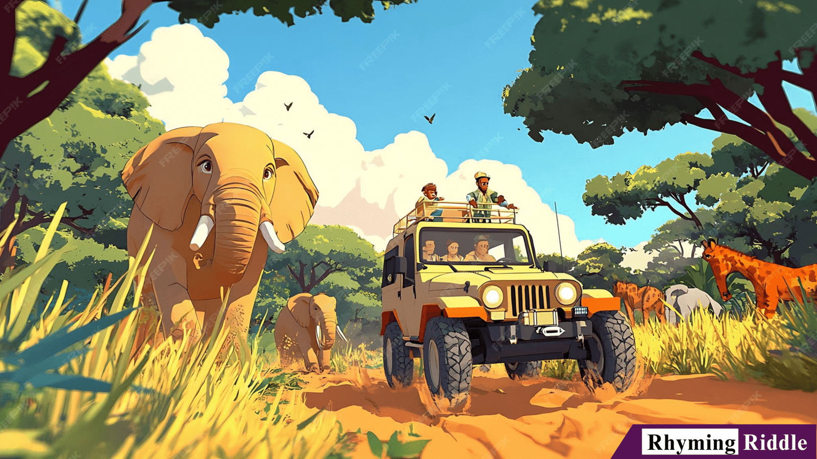 250+ Best Fun “Safari Rhyming Riddles” with Answers