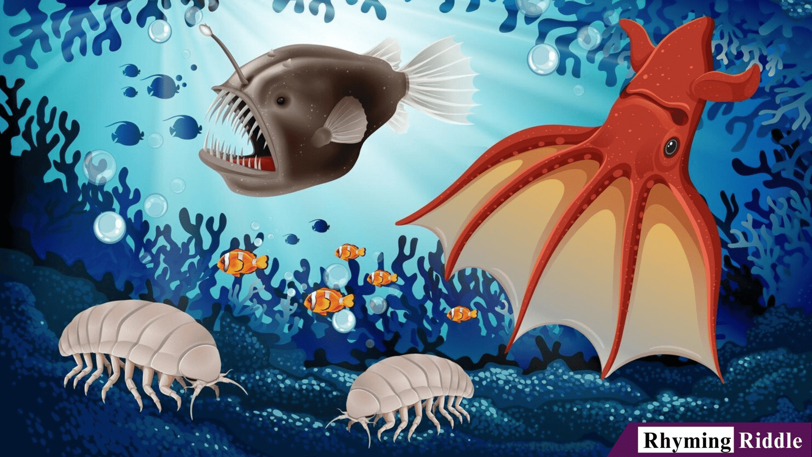 250+ Best “Ocean Creature Rhyming Riddles” with Answers