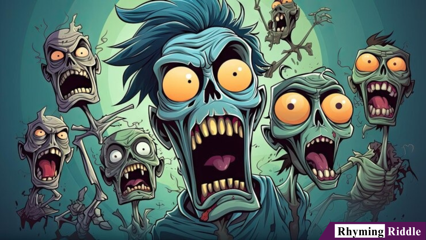 250+ Spooky "Zombie Rhyming Riddles" with Answers