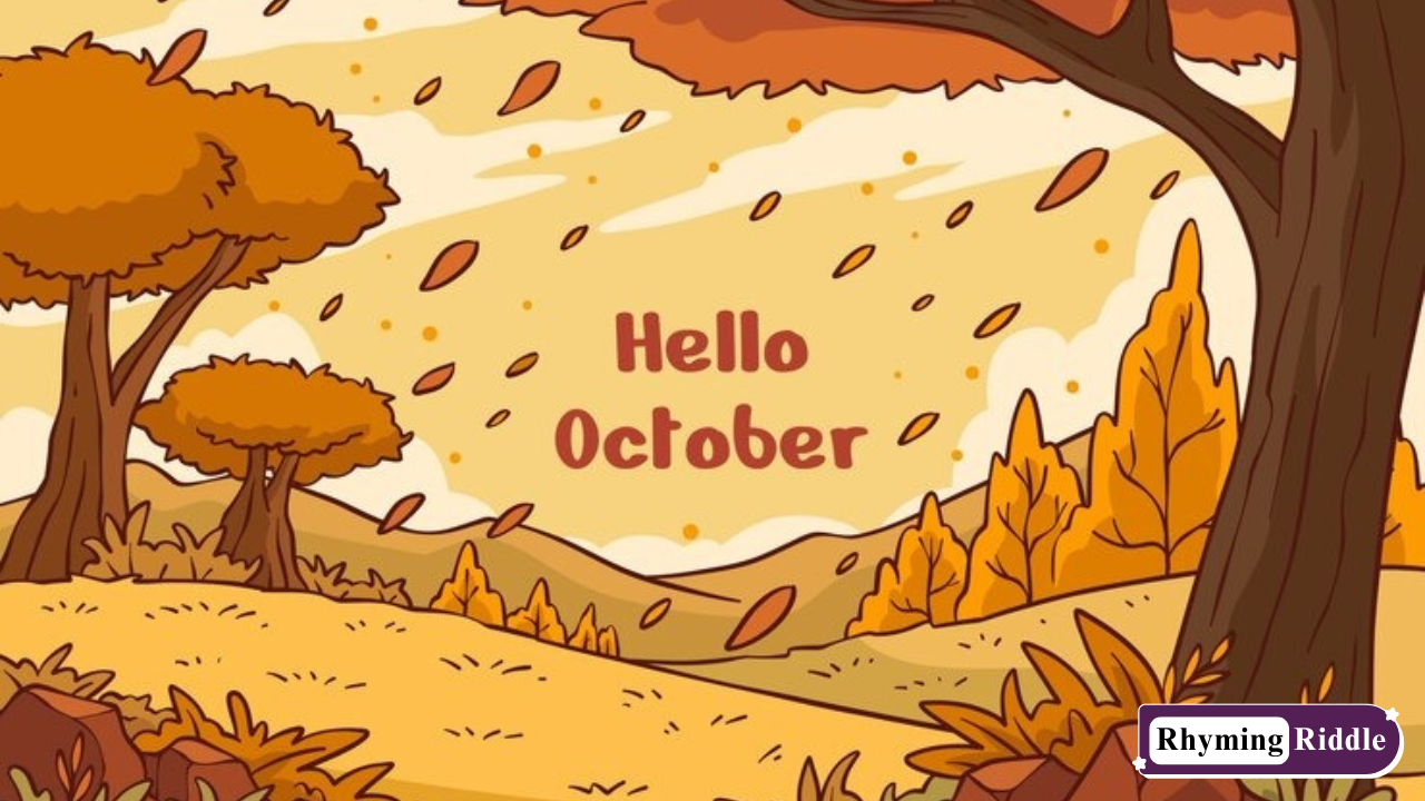 250+ Fun October Rhyming Riddles (with Answers)