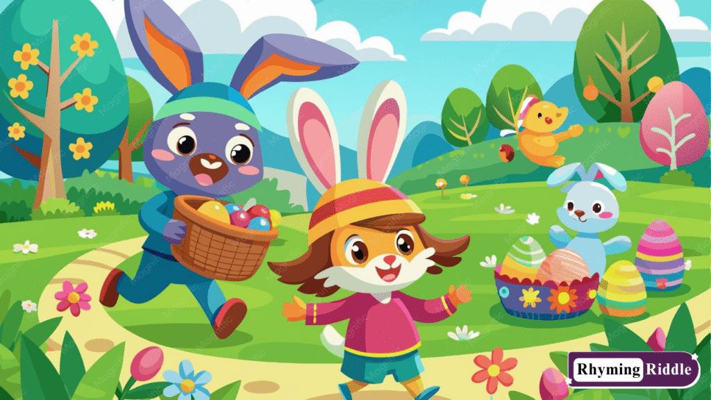 Easter Scavenger Hunt Rhyming Riddles