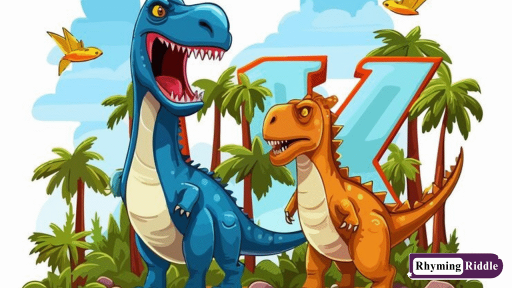 Dinosaur Rhyming Riddles for Kids