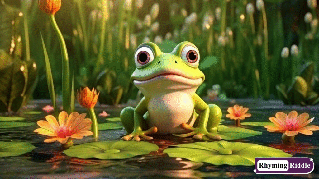  Frog Rhyming Riddles