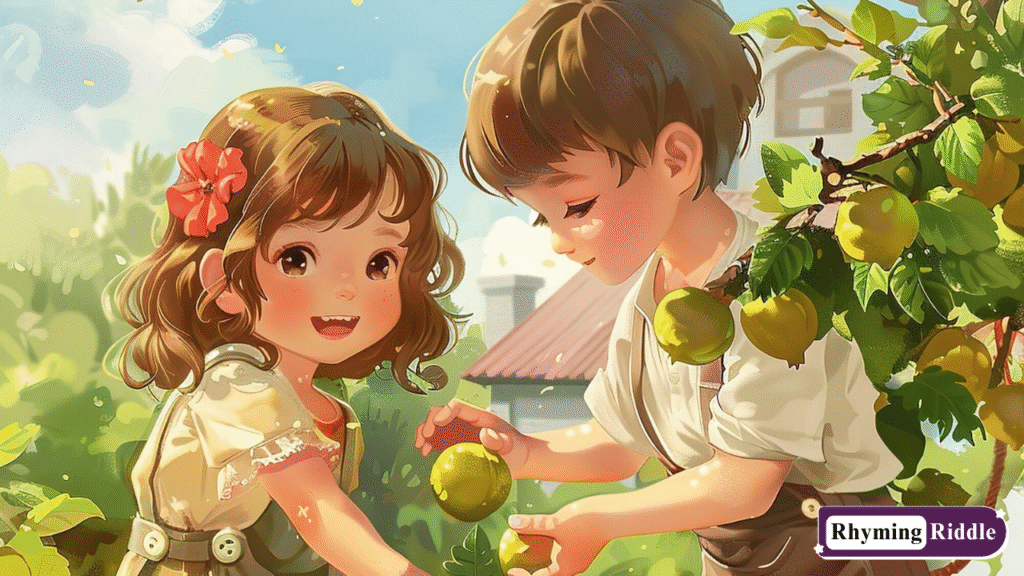 Rhyming Riddles About Fruits